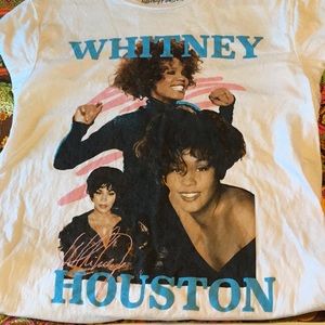 Whitney Houston brand t-shirt. Size S. Great item!